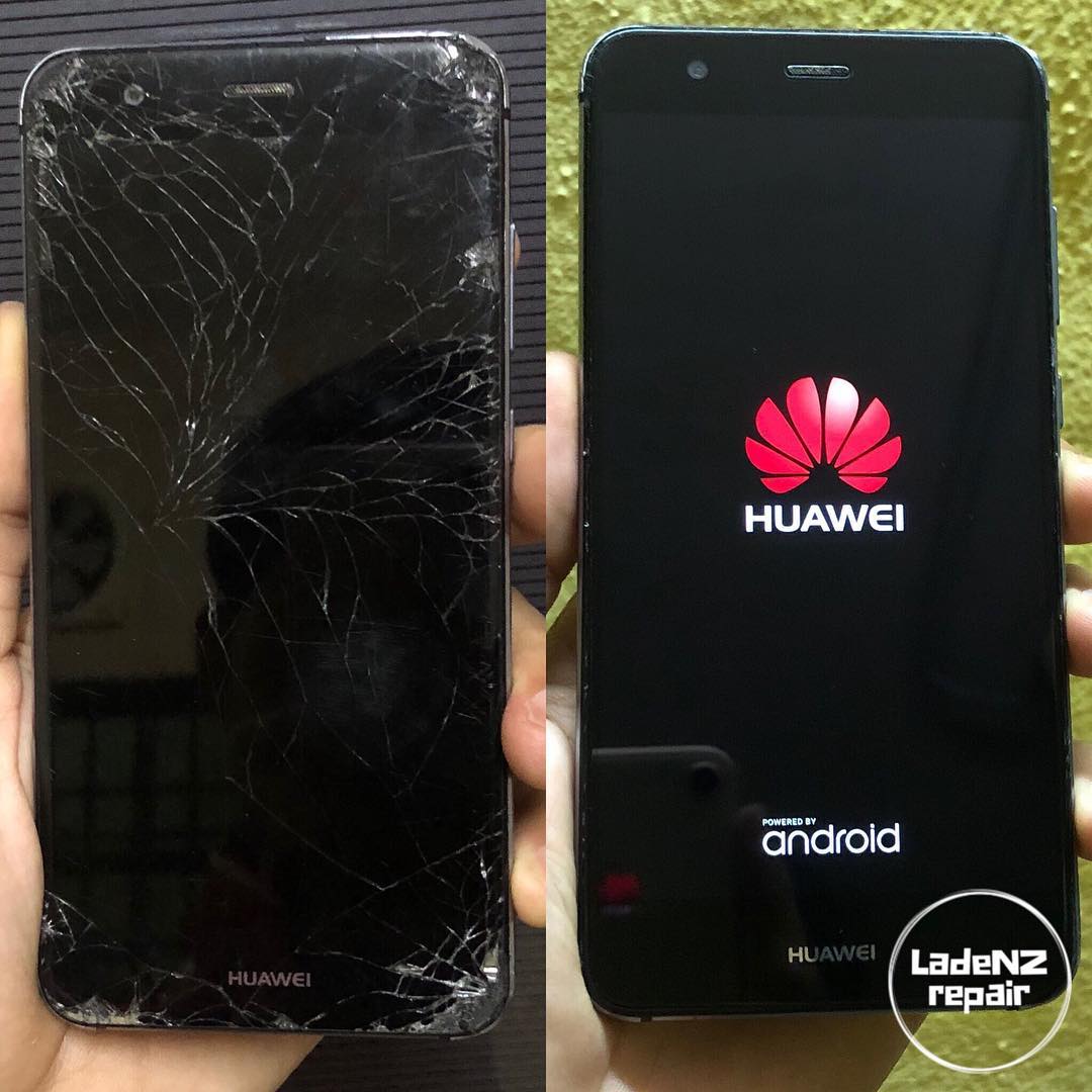 Замена стекла на Huawei P8 lite 2017